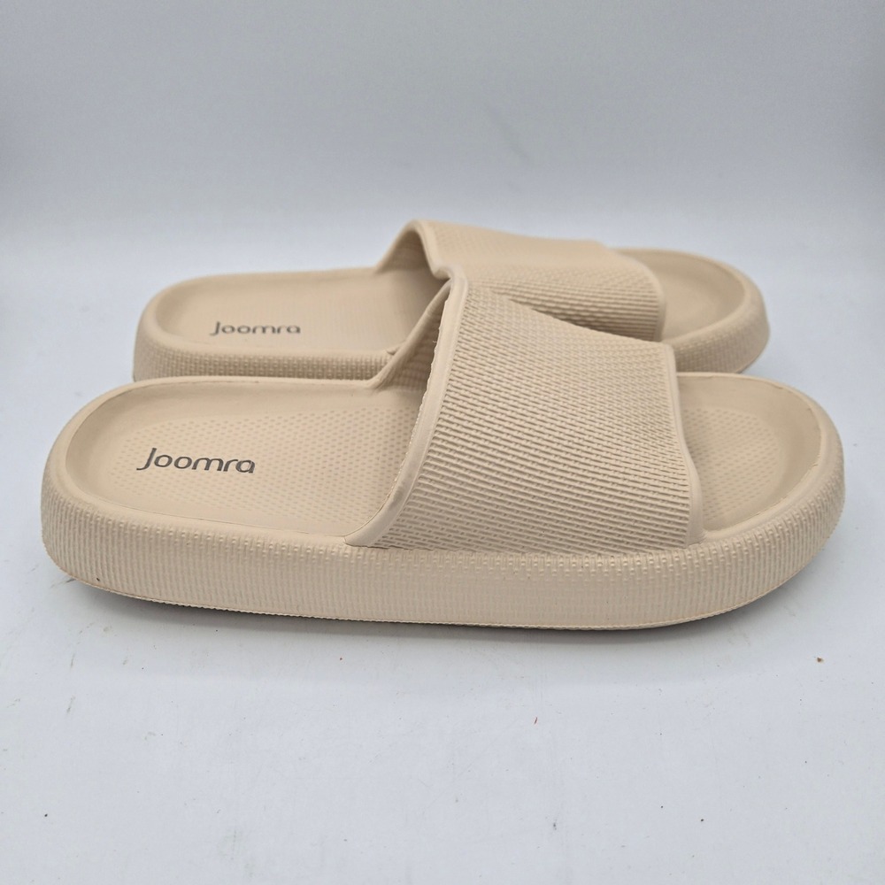 Joomra Beige Cloud Slides Comfort Pillow Slippers Size 39-40